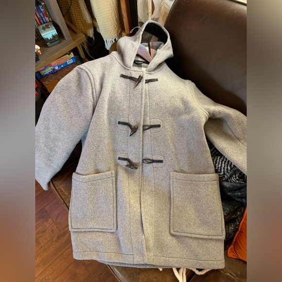 Original Montgomery Mens Abberley Duffle Coat Large Gray - Picture 4 of 7